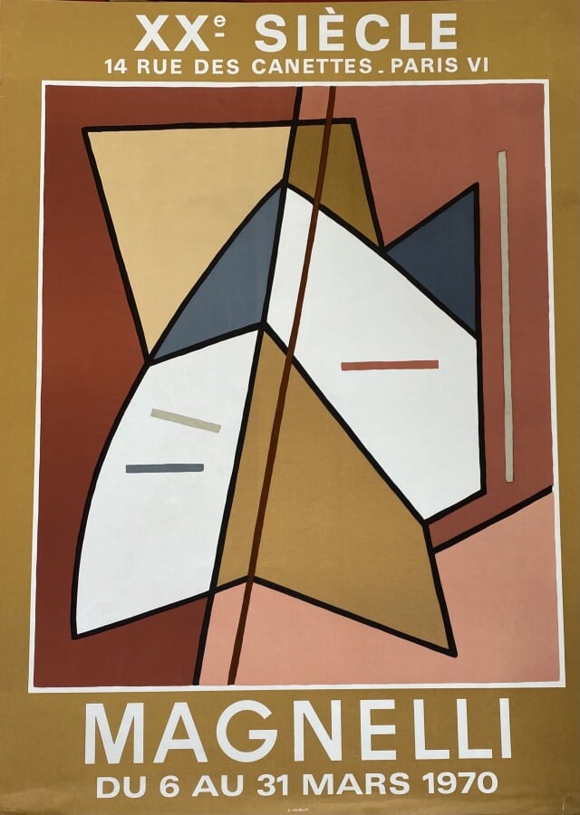 Alberto MAGNELLI (1888 - 1971) - Exposition au Musée d'Antibes 15 août - 1er oc…
