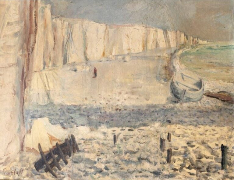 Alexandre Sascha GARBELL (1903-1970) - Paysage de Normandie - Huile sur panneau…