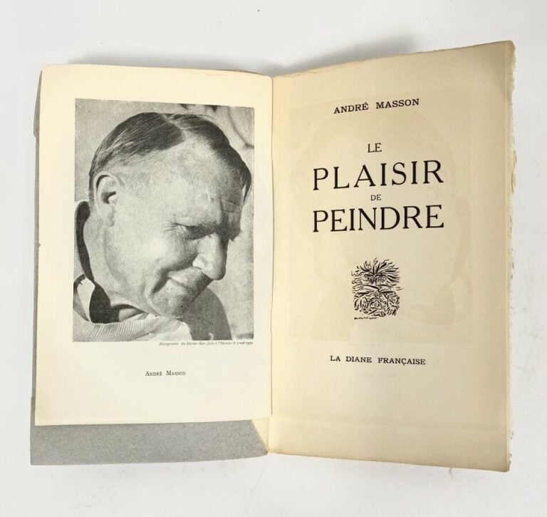 André MASSON. Le plaisir de peindre. La diane française1950 . Un des 300 exempl…