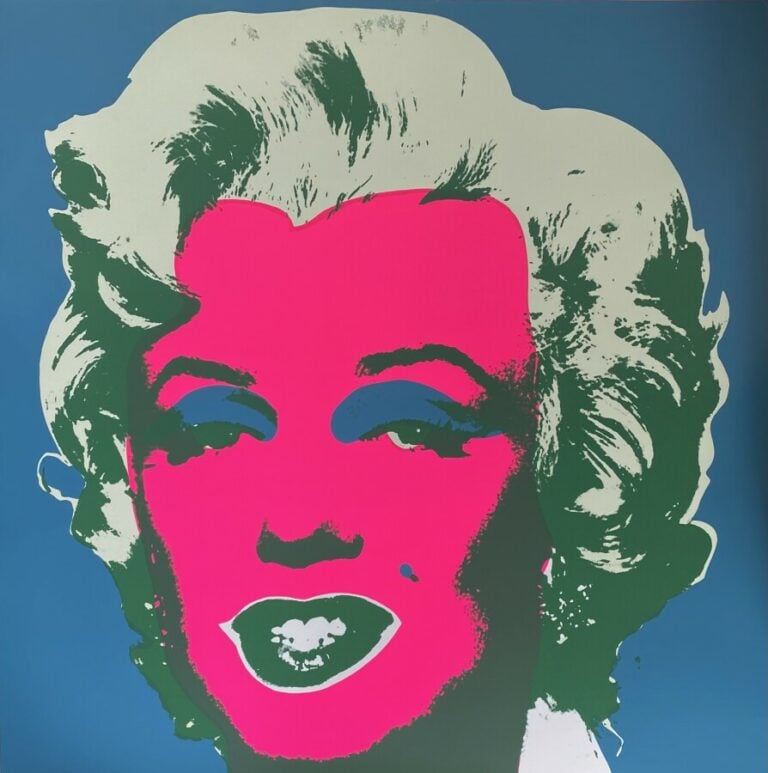 Andy WARHOL (1928-1987) Marylin Monroe - Sérigraphie, en couleurs, au dos tampo…