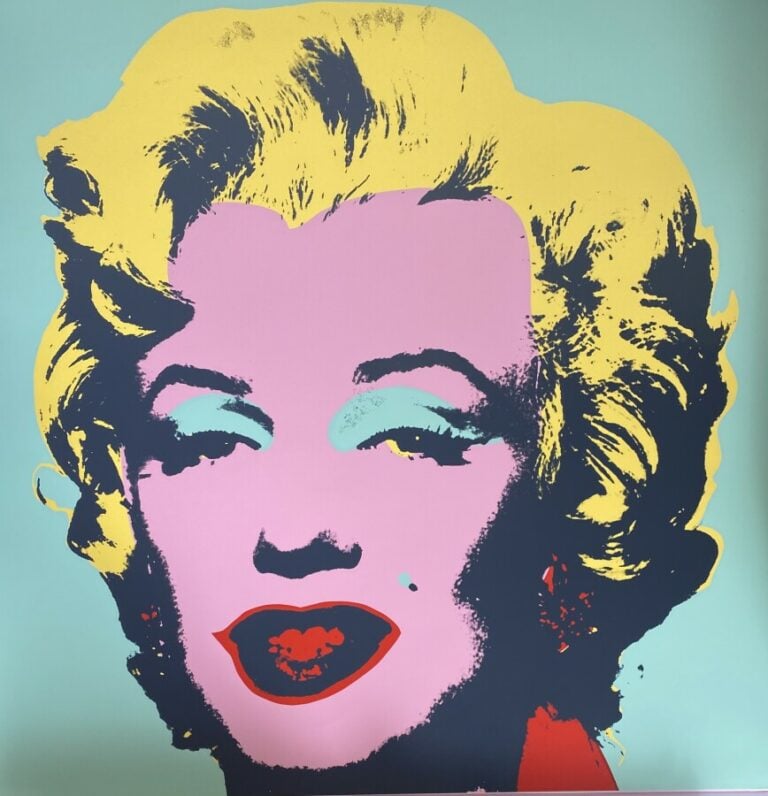 Andy WARHOL (1928-1987) Marylin Monroe - Sérigraphie, en couleurs, au dos tampo…