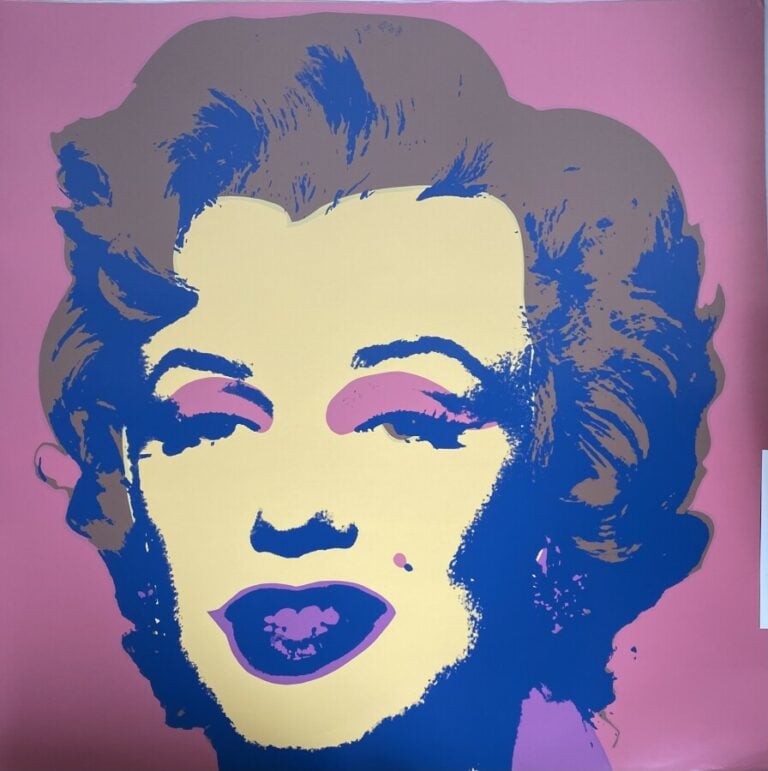 Andy WARHOL (1928-1987) Marylin Monroe - Sérigraphie, en couleurs, au dos tampo…