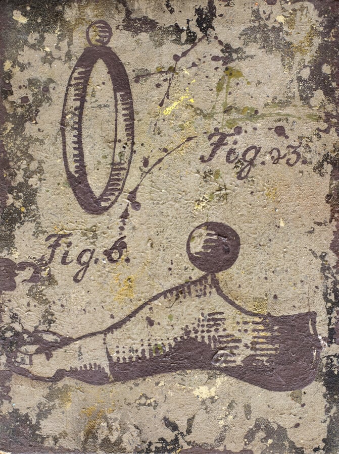 Anton SOLOMOUKHA (1945-2015) - Figure 23 - Huile sur toile, signée au dos, peti…