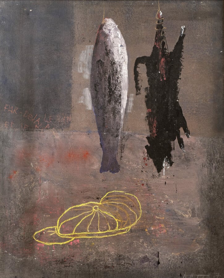 Anton SOLOMOUKHA (1945-2015) - Par delà le bien et le mal - Huile et technique…