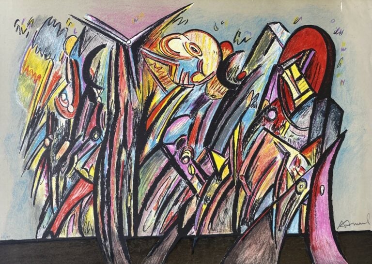 Antonio Henrique AMARAL (1935-2015) - Sans titre - Lithographie en couleurs, su…