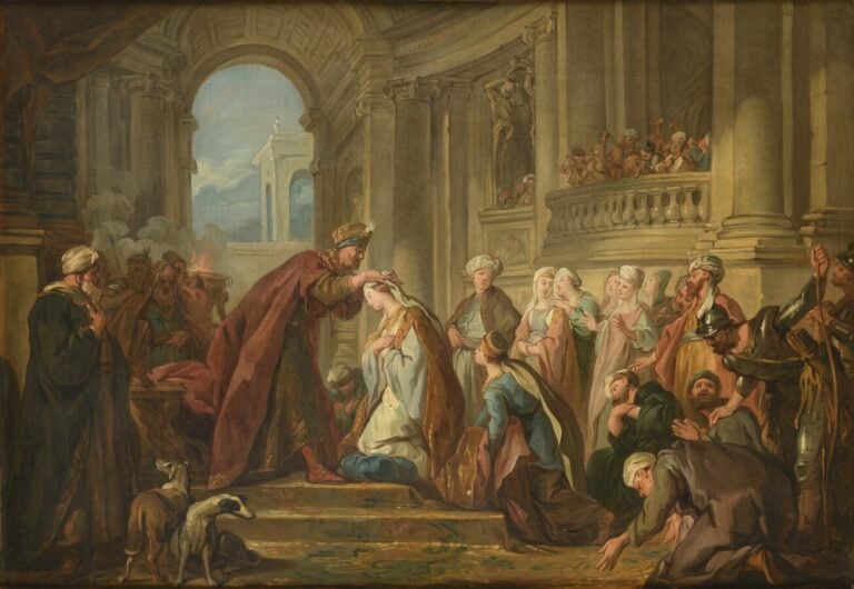 Attribué à Jean-François de TROY (Paris, 1679 Rome, 1752) - L'Evanouissement d'…