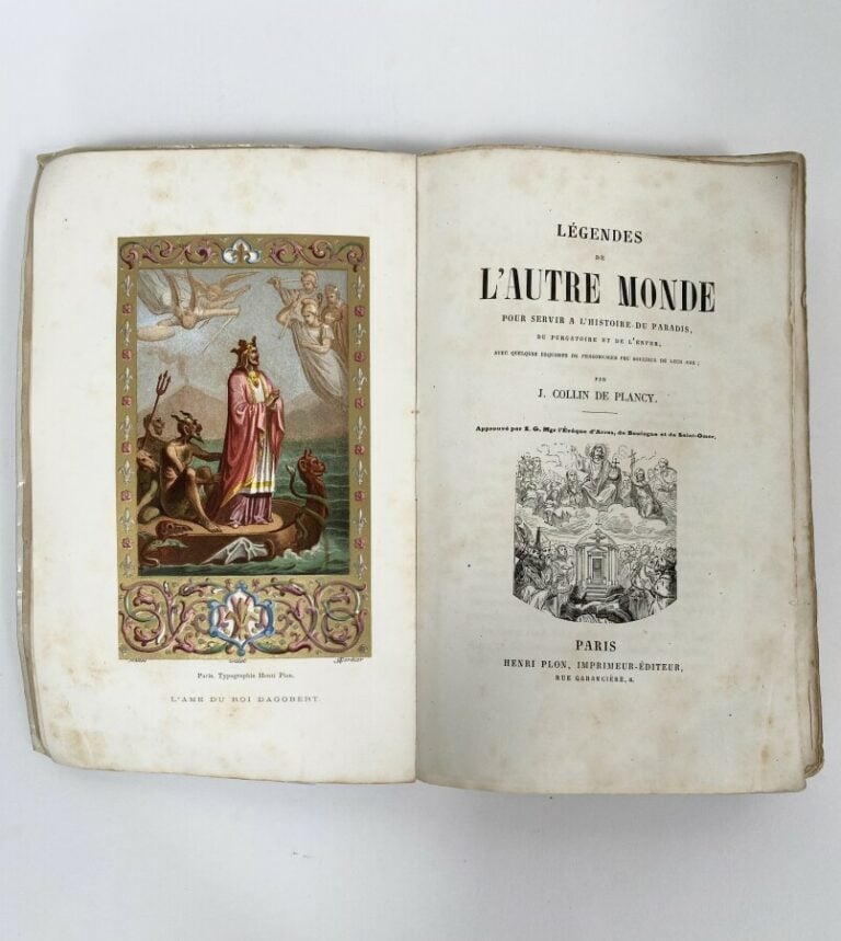 Collin de PLANCY. Légende des femmes dans la vie réelle. Henri Plon, Paris. Ave…