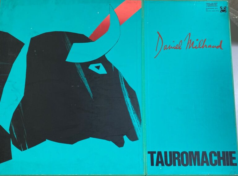 Daniel MILHAUD (1930-2014) - Tauromachie, 1972 - Album complet des 12 planches,…