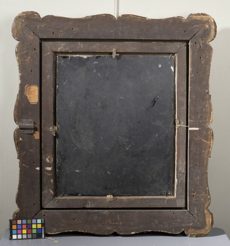 Ecole anglaise du XIXème siècle - Embarcations sur un fleuve - Huile sur métal…
