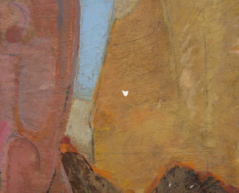 Emmanuel GONDOUIN (1883-1934) - Femme dans un paysage, 1928 - Huile sur panneau…