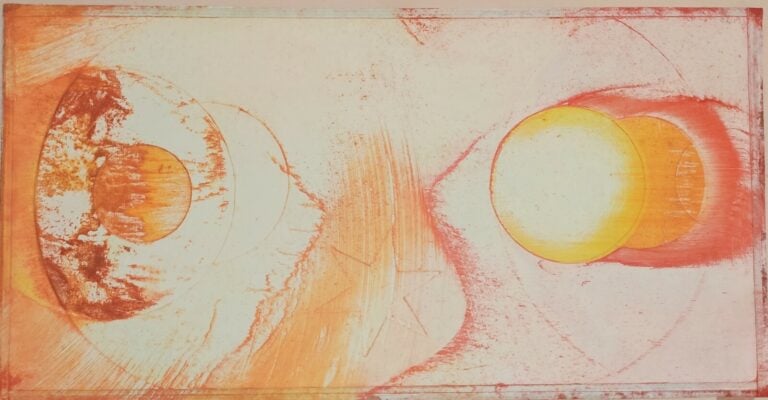 Eva JANOSKOVA (1935-) - Le vol,1970 ; Le Formation I, 1970 - 2 aquarelles laqué…