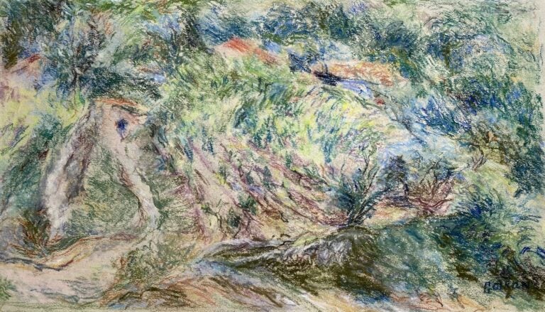 GOIRAN "Nature-morte aux rougets", aquarelle sur papier , 28 x 41 cm, et "natur…