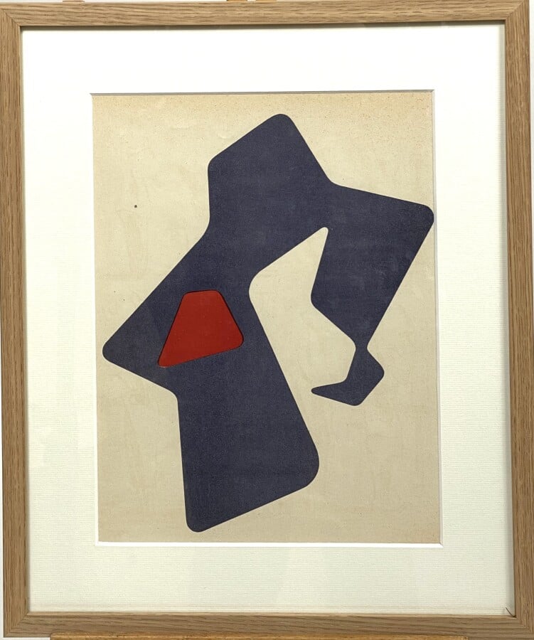 Hans ARP (1886-1966) - Heaume 1951 (Arntz 326) - Lithographie originale en coul…