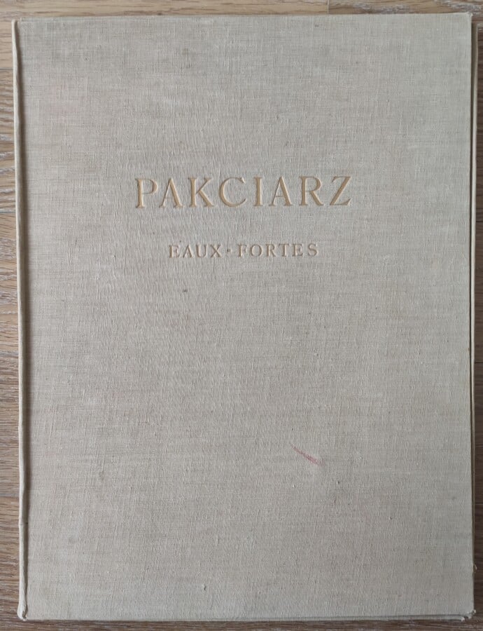 Jacob PAKCIARZ (1926-) - Eaux- fortes, 1946 - Ensemble de 10 eaux- fortes , sou…