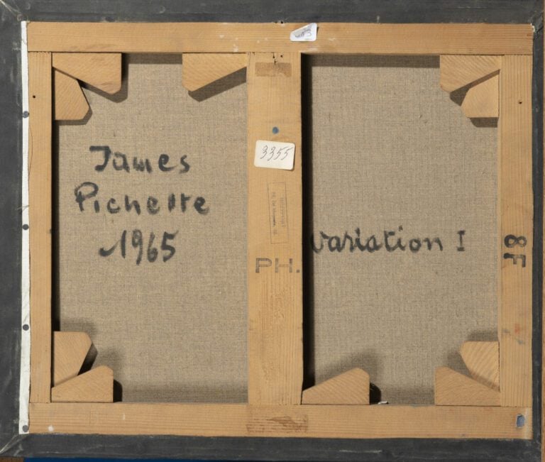 James PICHETTE (1920-1996) (383) - Composition abstraite, 1965 - Huile sur toil…
