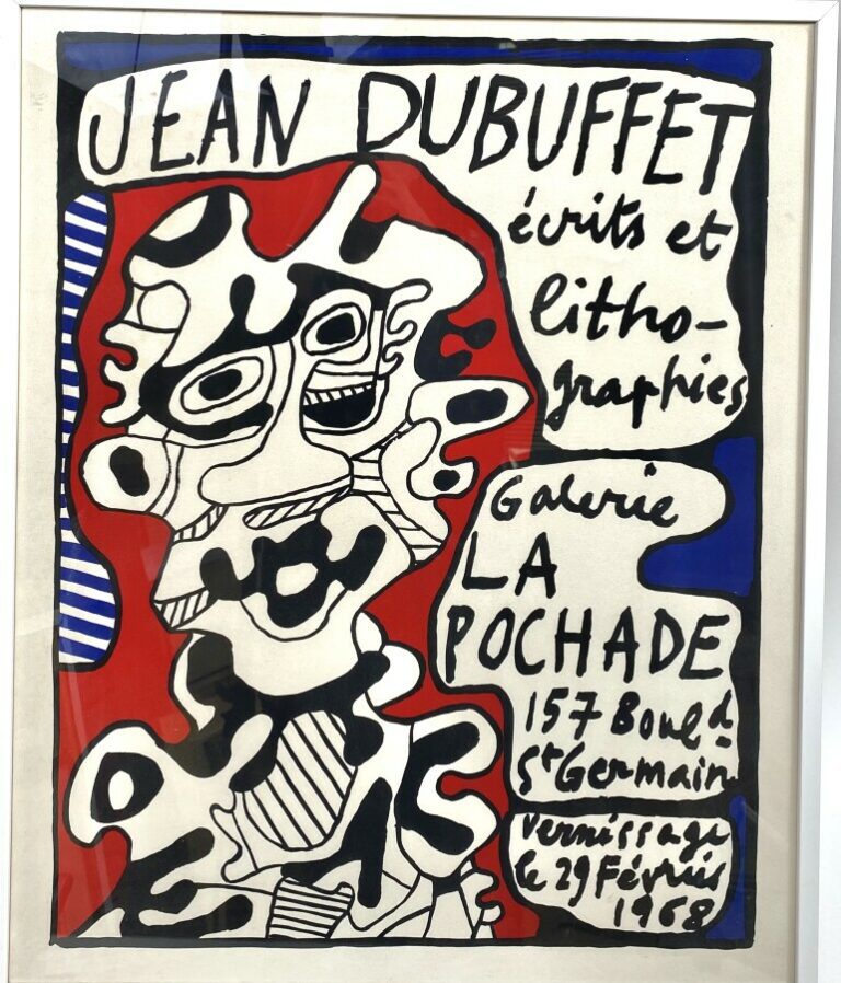 Jean DUBUFFET (1901-1985) - Ecrits et Lithographies, Galerie La Pochade, Avril…