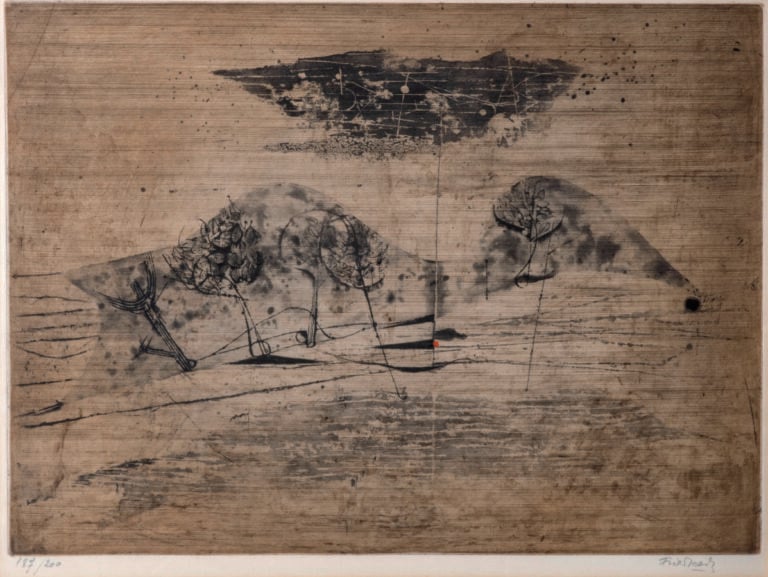 Johnny FRIEDLÄNDER (1912-1992) - Composition abstraite - Eau- forte signée et n…