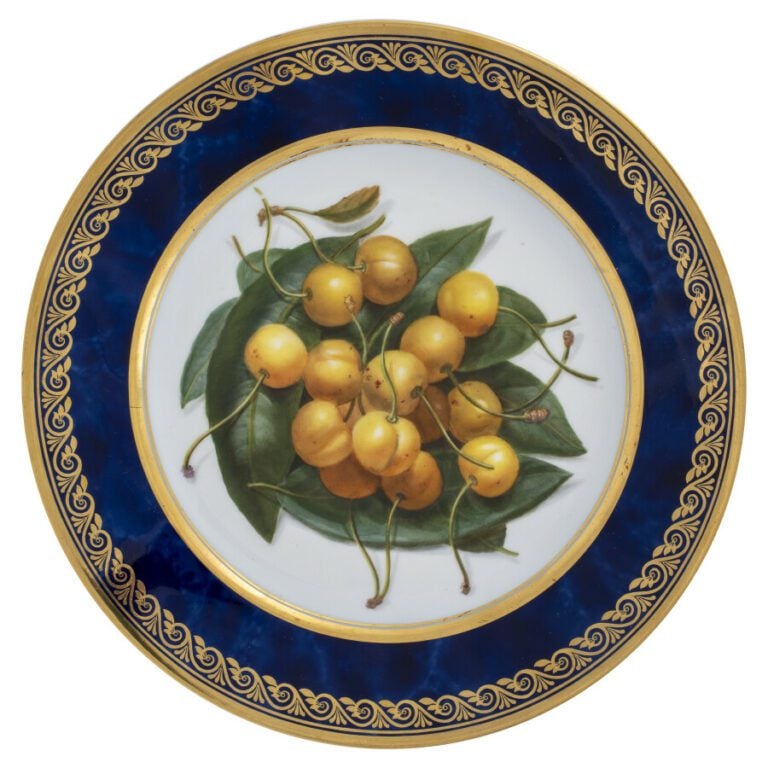 Le service de Marie-Caroline de Bourbon-Siciles, duchesse de Berry, - en porcel…