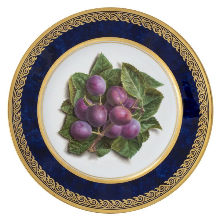 Le service de Marie-Caroline de Bourbon-Siciles, duchesse de Berry, - en porcel…