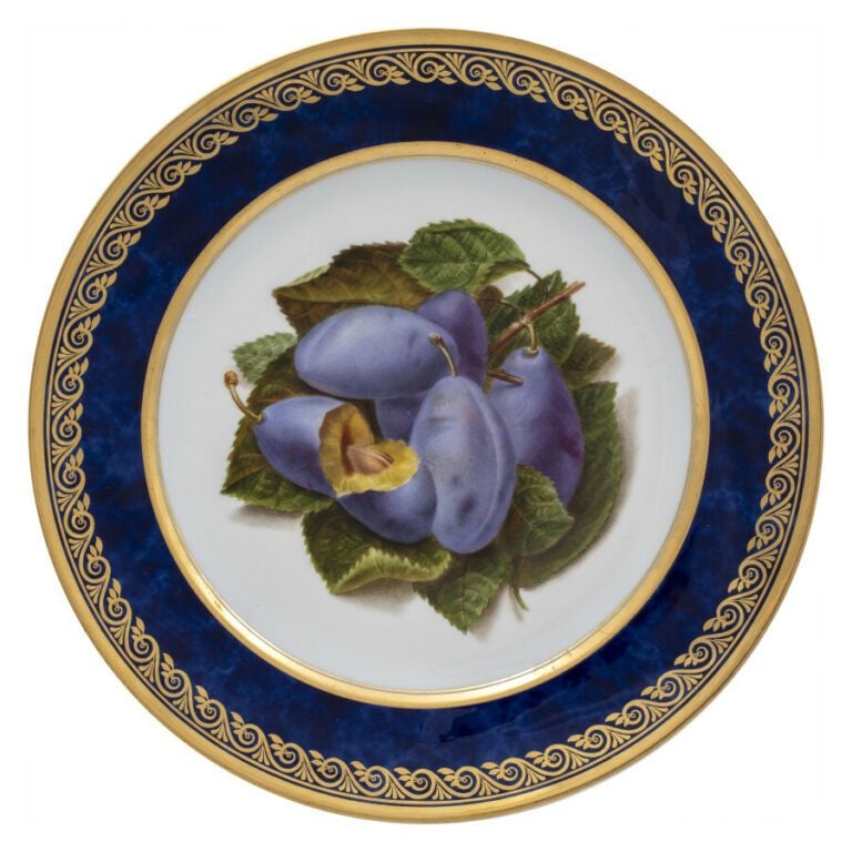 Le service de Marie-Caroline de Bourbon-Siciles, duchesse de Berry, - en porcel…