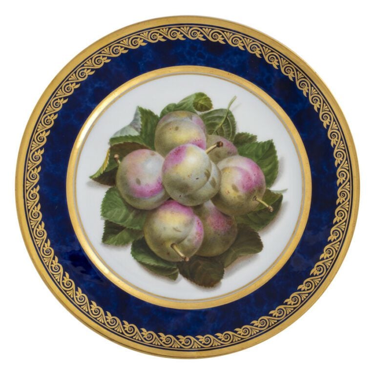 Le service de Marie-Caroline de Bourbon-Siciles, duchesse de Berry, - en porcel…