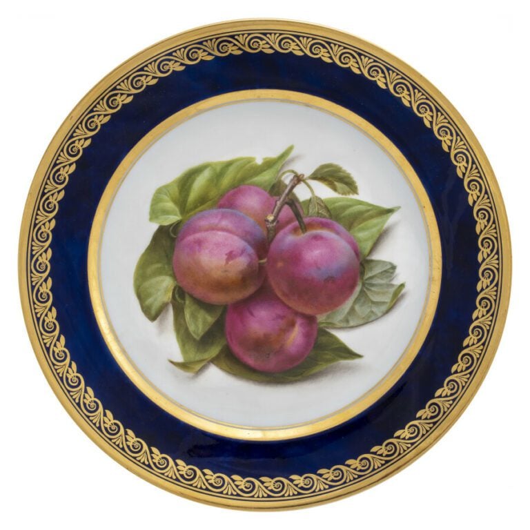 Le service de Marie-Caroline de Bourbon-Siciles, duchesse de Berry, - en porcel…