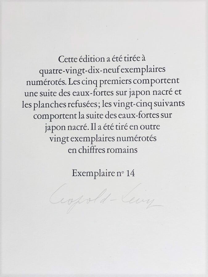 (Léopold LÉVY (1882-1996) - Lucrèce, De la nature, Galerie Le Nouvel Essor, Par…