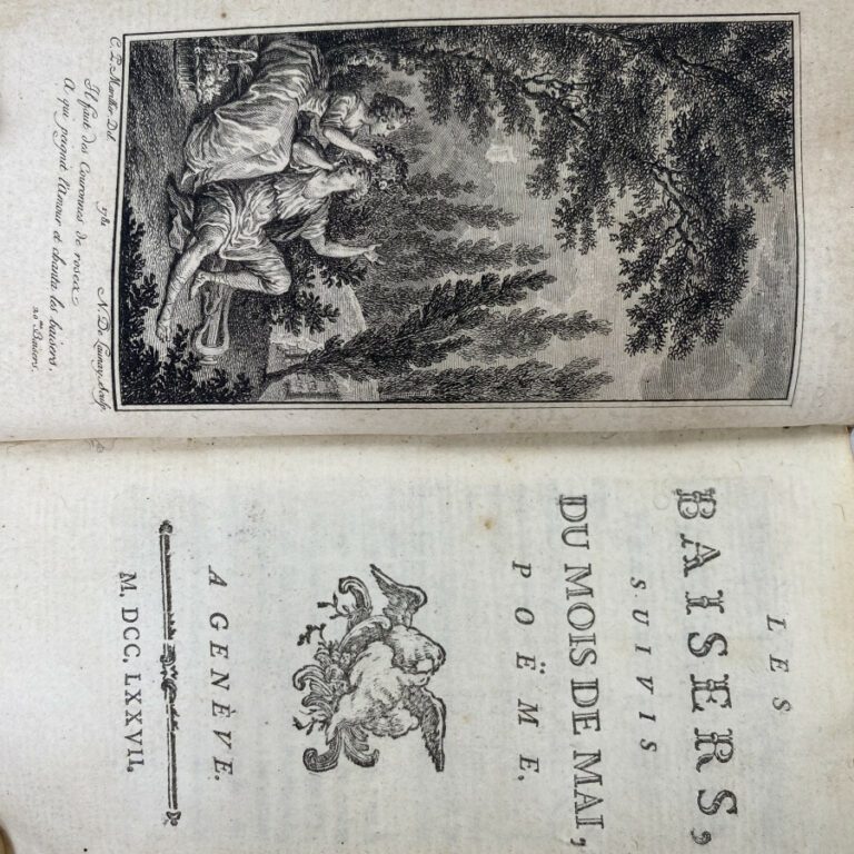 Les Baisers suivis du Mois de mai, poème. Genève, 1777.