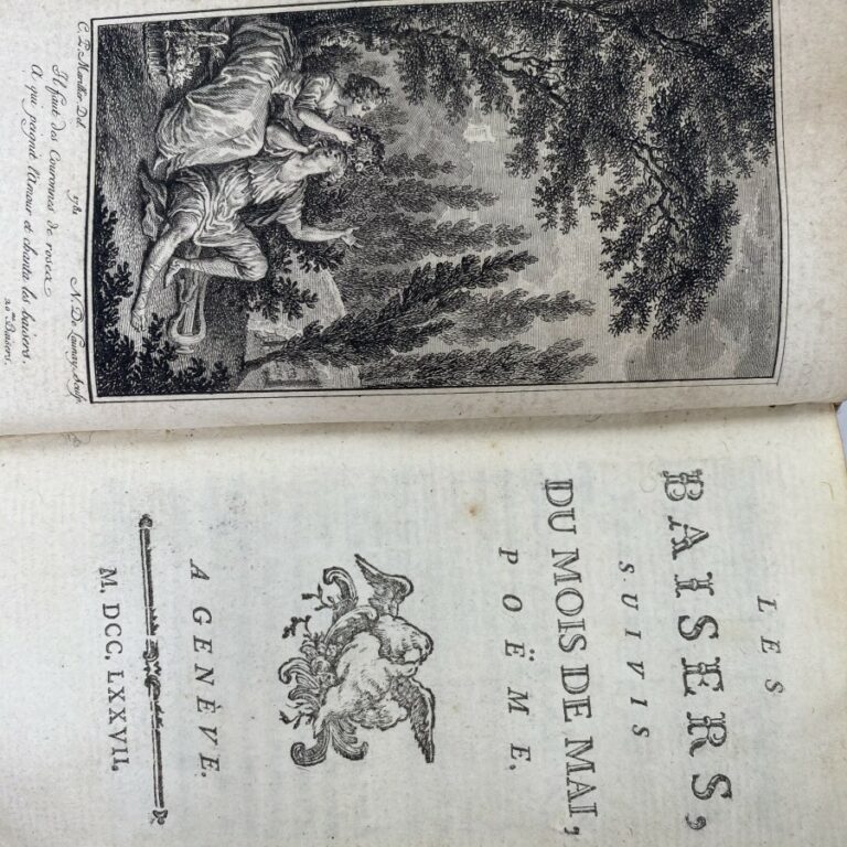Les Baisers suivis du Mois de mai, poème. Genève, 1777.