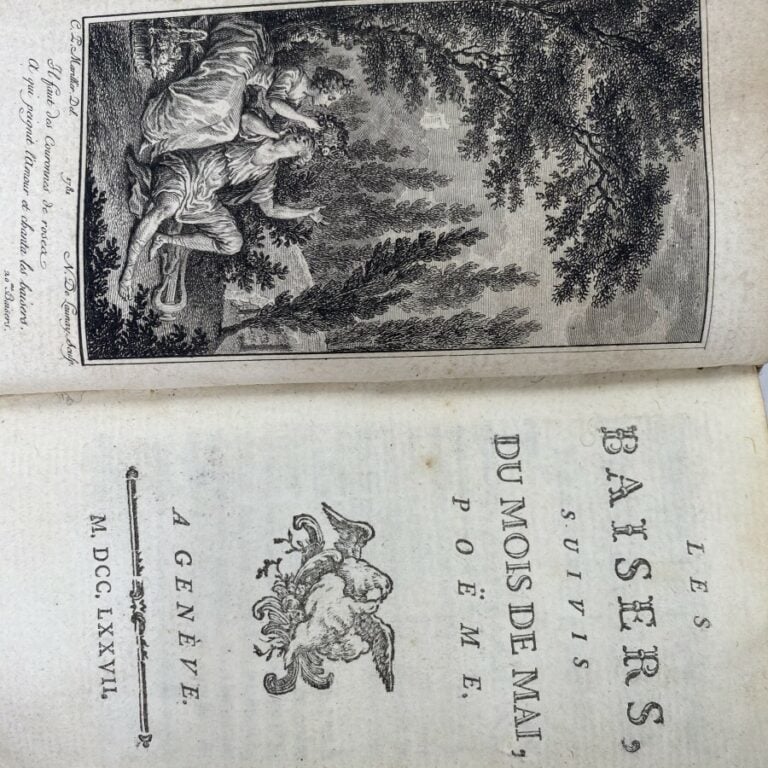 Les Baisers suivis du Mois de mai, poème. Genève, 1777.