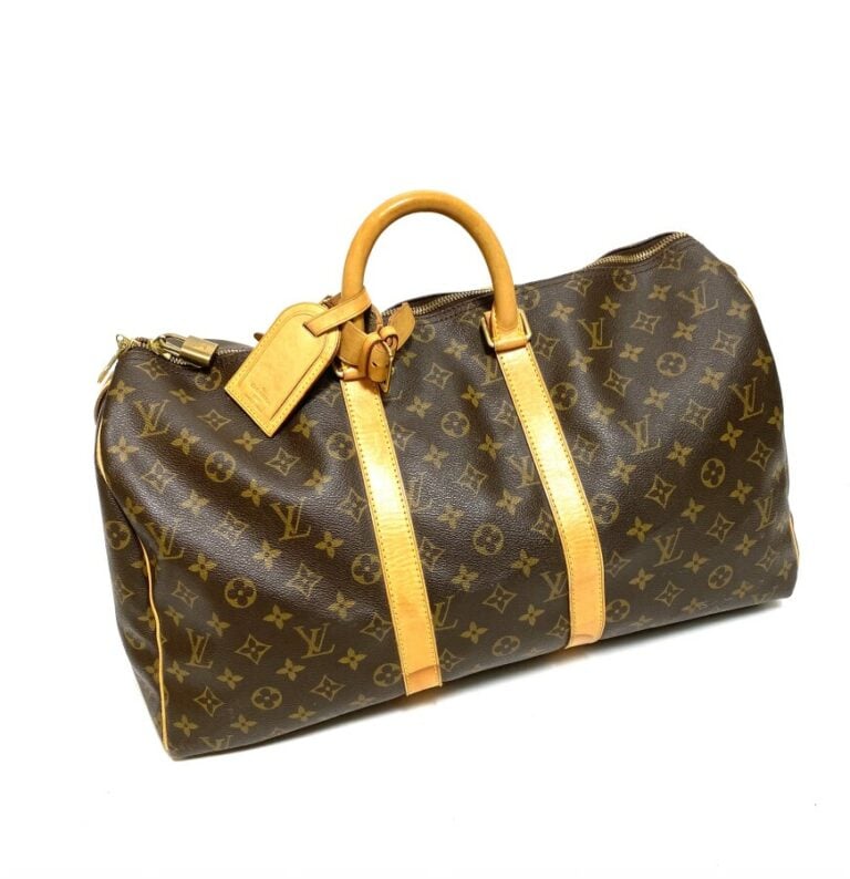 Louis VUITTON - Sac NEVERFULL, toile Monogram, vachette, métal doré. - L'attach…