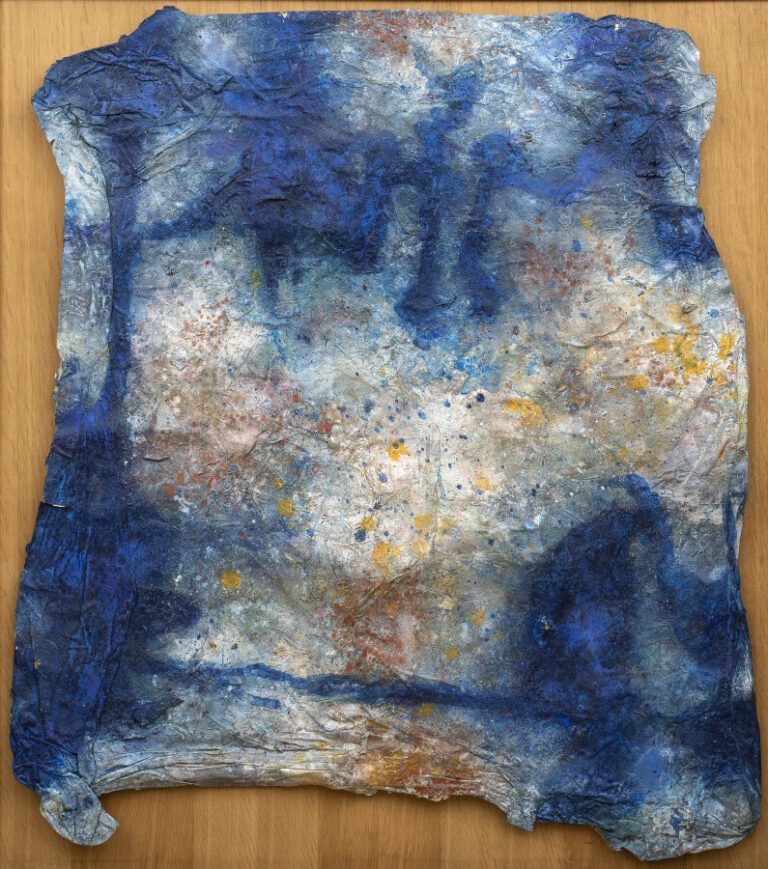 Mak ALSTERLIND (1954-) - Laguna Silk, 1995 - Technique mixte sur toile, titrée…