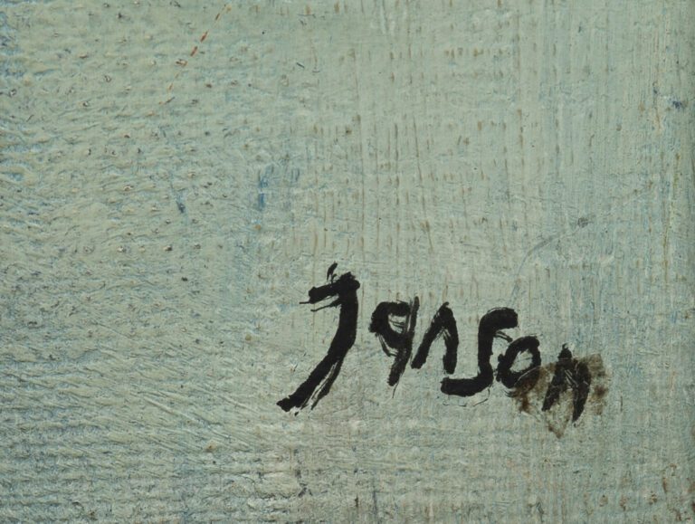 Marc JANSON (1930-) - Pierres vives - Huile sur toile, signée en bas à droite,…