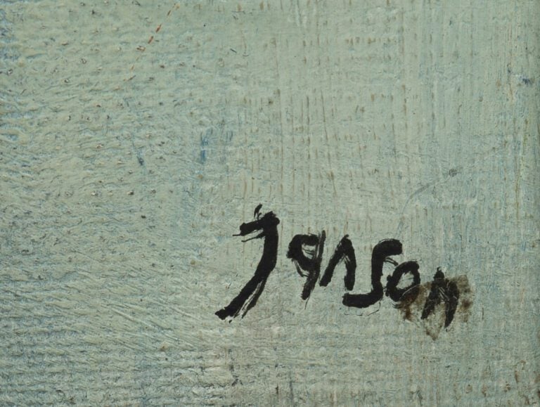 Marc JANSON (1930-) - Pierres vives - Huile sur toile, signée en bas à droite,…