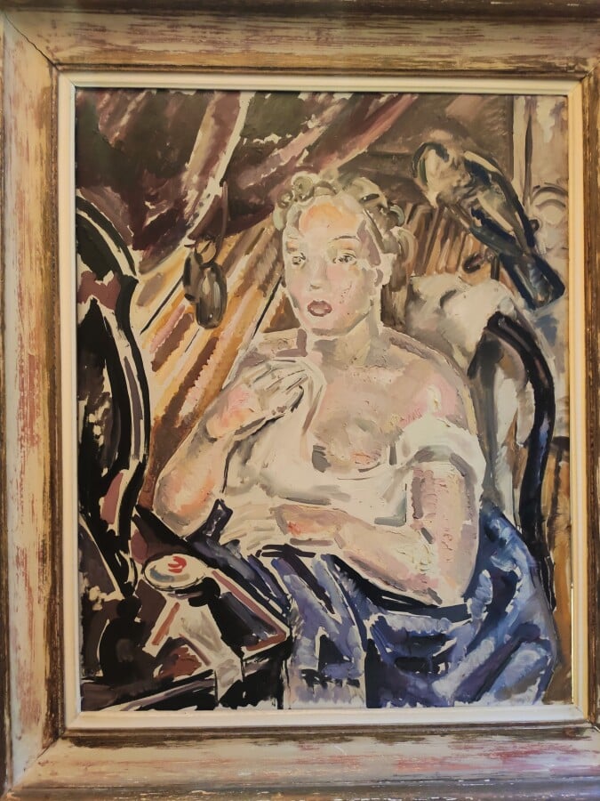 Maria BLANCHARD (1881-1932 - La toilette, vers 1924 - Huile sur toile - Exposit…