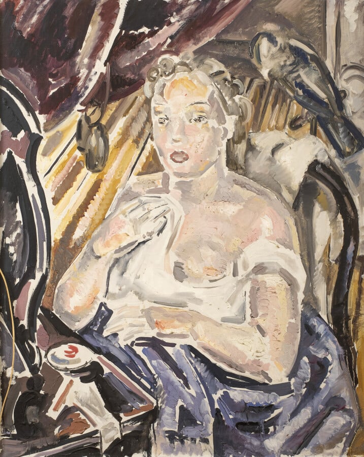 Maria BLANCHARD (1881-1932 - La toilette, vers 1924 - Huile sur toile - Exposit…