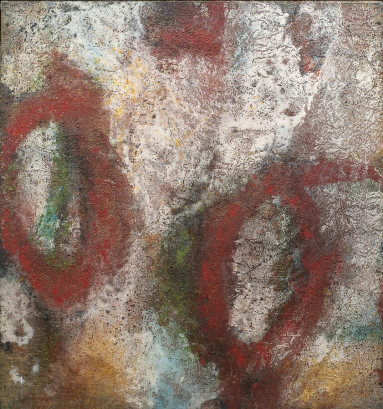Mark ALSTERLIND (1954-) - Enguerand, 1997 - Technique mixte sur toile marouflée…