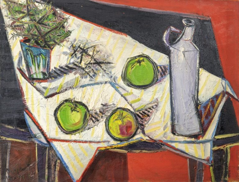 Max PAPART (1911-1994) - Nature morte, 1944 - Huile sur toile, signée et datée…