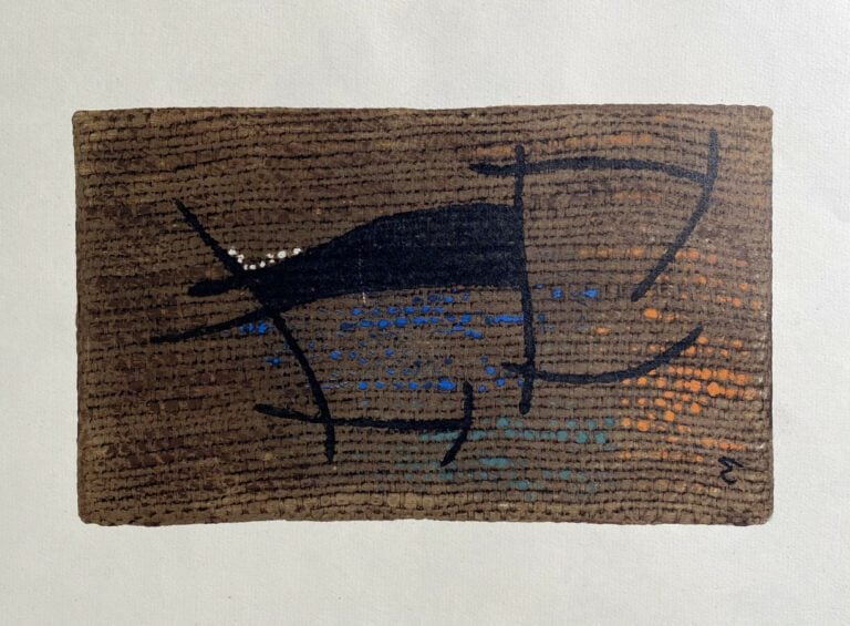 Miro (d'après) Composition abstraite. Lithographie. 55x45 cm