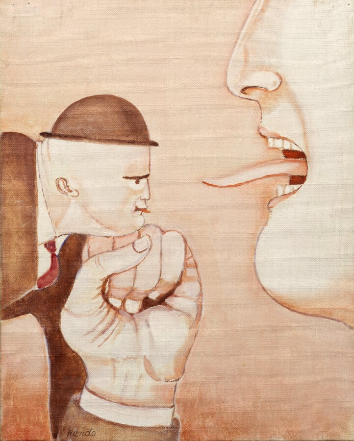 NANDO (Pierreluca FernandIno NANDO) dit (1912-1987) - Couple lesbien - Sans tit…