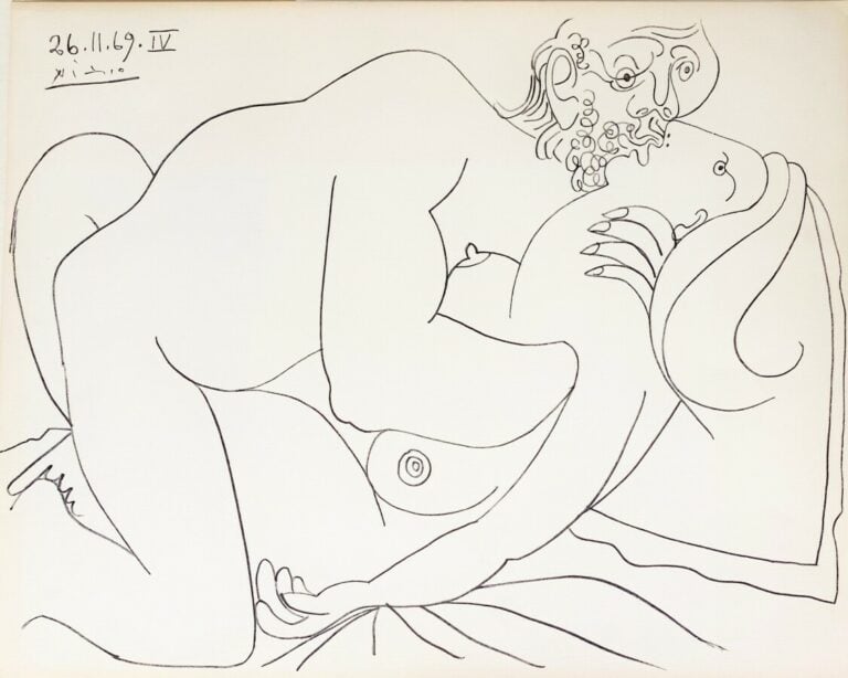 Pablo PICASSO (1881-1973) (d'après) - Au Baiser d'Avignon (planche 8) Mougins,…