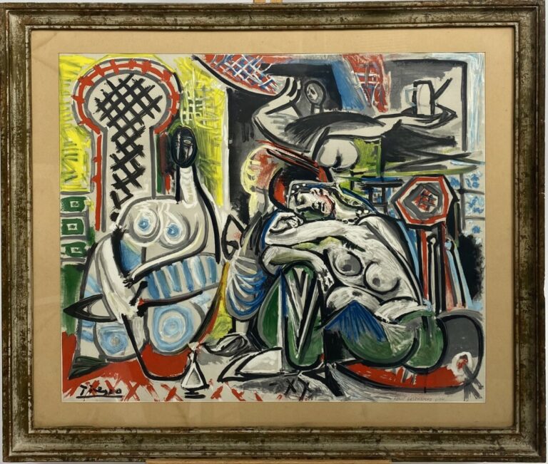 Pablo PICASSO (1881-1973) - L'Héritage de Delacroix (Czwiklitzer 240) - Affiche…