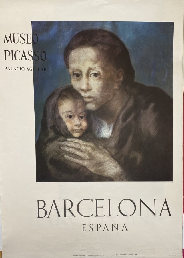 Pablo PICASSO (1881-1973) - Mère et Enfant au Fichu - 1903 Homenaje a Pablo Pic…