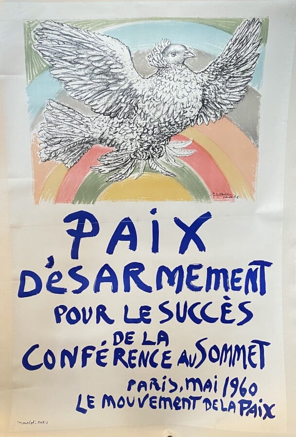 Pablo PICASSO (1881-1973) - Paix et Désarmement pour le Succès de la Conférence…