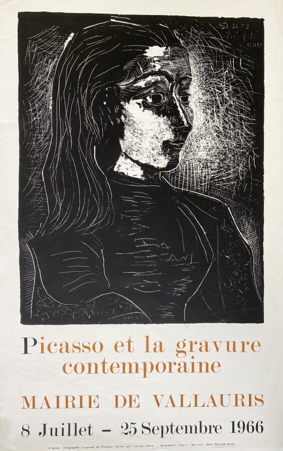 Pablo PICASSO (1881-1973) - Picasso et la Gravure contemporaine, Mairie de Vall…