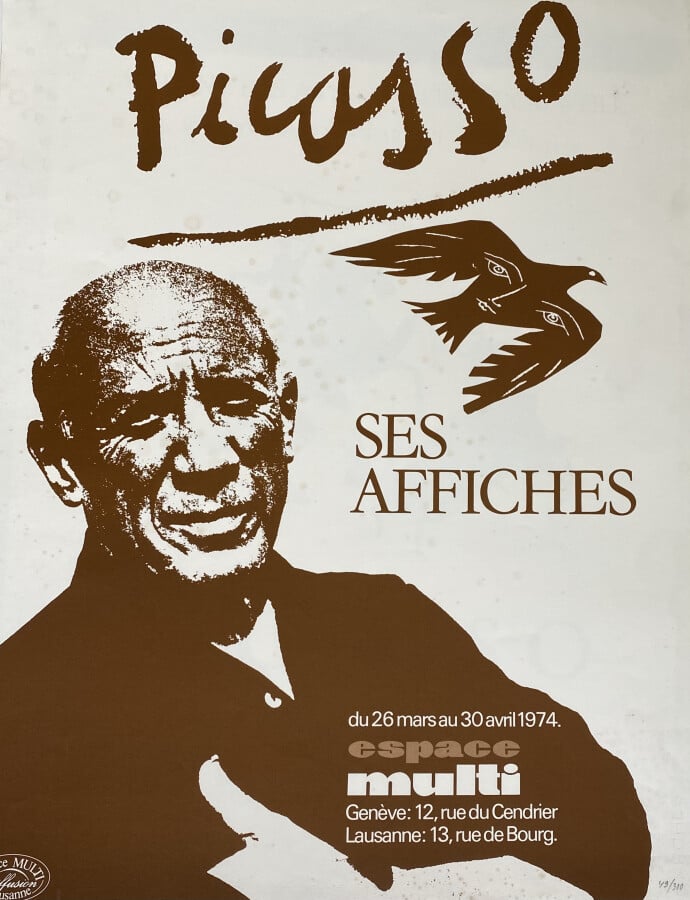 Pablo PICASSO (1881-1973) - Ses Affiches , Espace Multi, Genève - 26 Mars- 30 A…