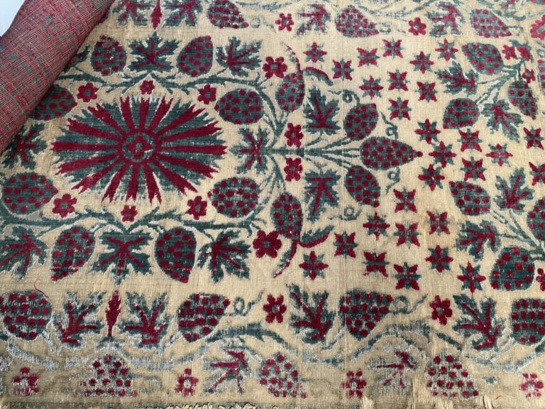Panneau en velours, Turquie ottomane, Scutari, fin XIXe siècle - Velours de soi…
