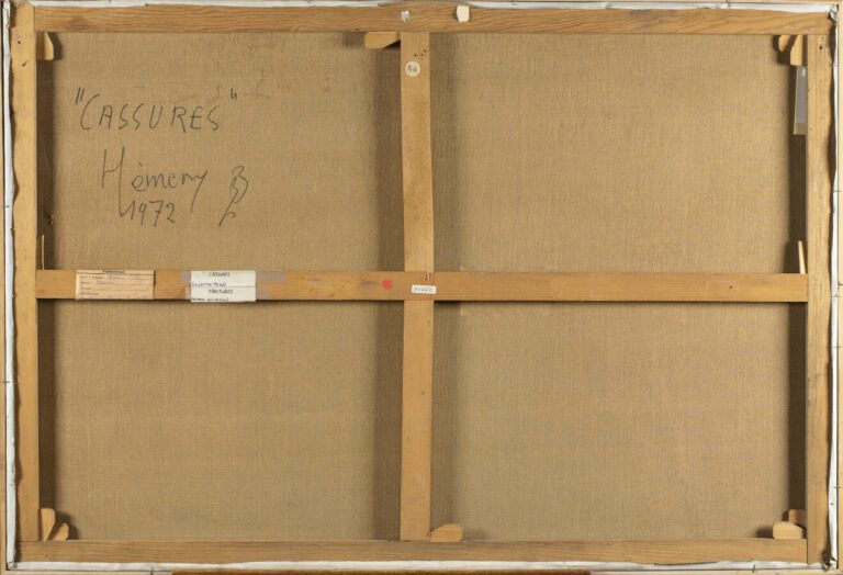 Paul HEMERY (1921-2006) - Cassure, 1972 - Huile sur toile signée en bas à droit…