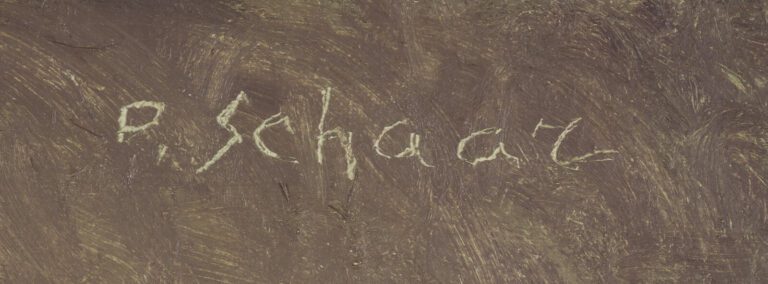 PERONNE (XXe siècle) - Clowns - Huile sur toile, signée en bas à droite - 92 x…