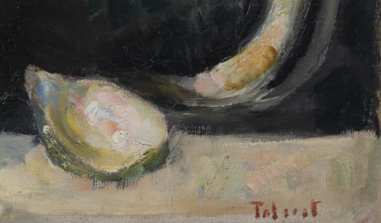 Pierre TAL COAT (1905-1985) - La raie, 1927 - Huile sur toile, signée en bas à…